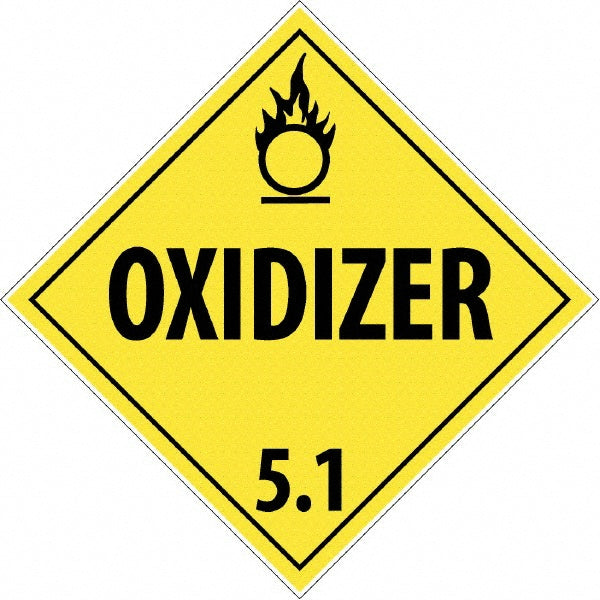 Oxidizer 5.1 Sign - AccuformNMC DL14R