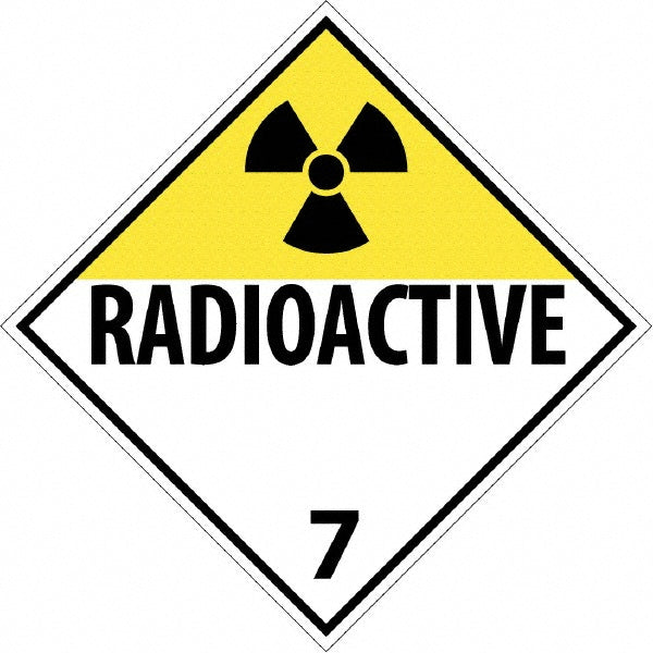 RADIOACTIVE 7 Sign - AccuformNMC DL16R
