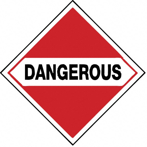 Dangerous Sign - AccuformNMC DL17P