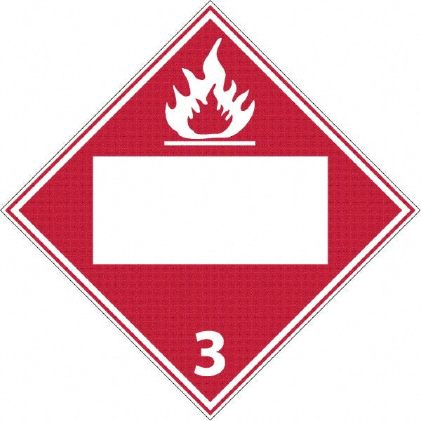 Flammable Sign - AccuformNMC DL4BR