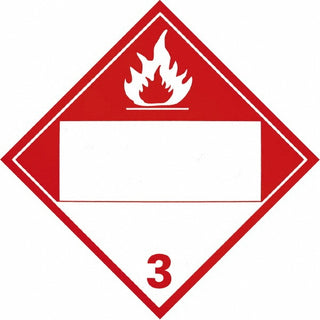 No Legend - Blank Square in the Middle - 3 Sign - AccuformNMC DL65BP