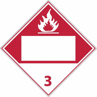No Legend - Blank Square in the Middle - 3 Sign - AccuformNMC DL65BR