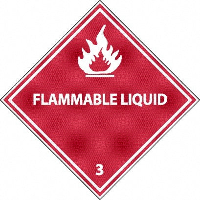 Flammable Liquid Label - AccuformNMC DL161AP