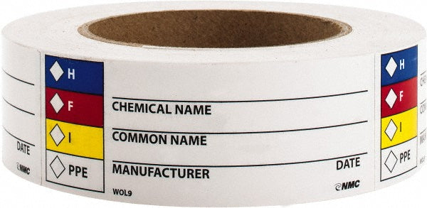H - F - I - PPE - Chemical Name ___ Common Name ___ Manufact Label - AccuformNMC WOL9