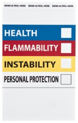 HEALTH FLAMMABILITY INSTABILITY PERSONAL PROTECTION Sign - AccuformNMC HM25