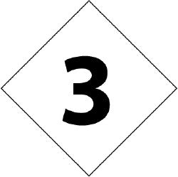 Number Label - AccuformNMC DCN43