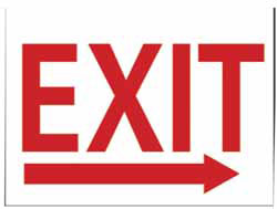 Exit Sign - AccuformNMC MERPB