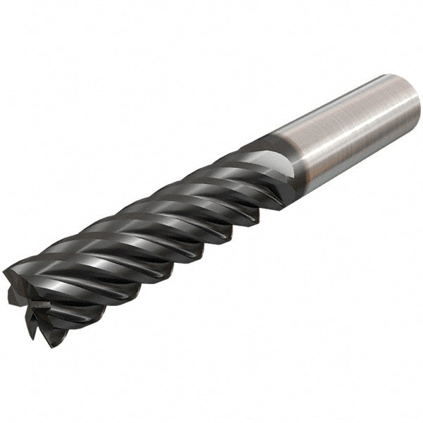 3/4" 6-Flute Solid Carbide Square End Mill, TiAlN - Iscar 5620967