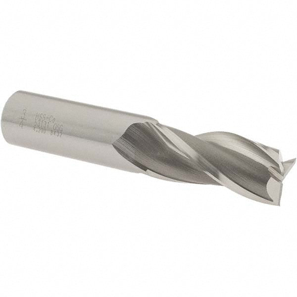 3/4" 3-Flute Cobalt Square End Mill - OSG 5313100
