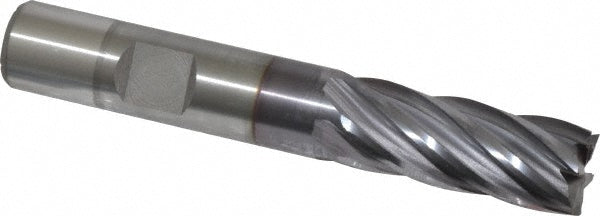 1/2" 6-Flute Cobalt Square End Mill, TiCN - OSG 5411508