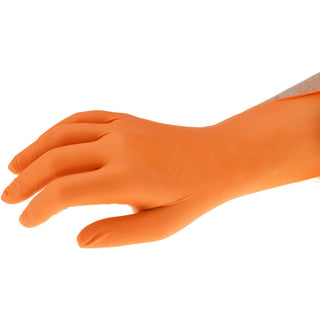 Orange Nitrile Gloves - PRO-SAFE 63-332ORPF/XL