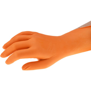 Orange Nitrile Gloves - PRO-SAFE 63-332ORPF/M