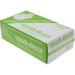 Natural Latex Gloves - PRO-SAFE GL8N-8PFXL