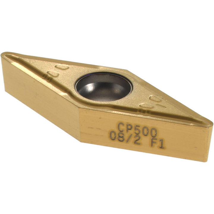 VBMT160408-F1 Carbide Insert, Grade CP500, TiAlN - Seco 00000175