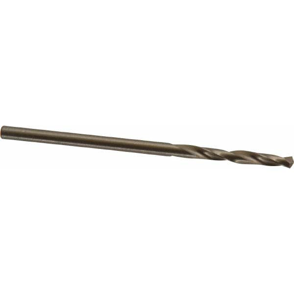 #43 Cobalt Screw Machine Drill Bit, Coated, 135° point - Cleveland C14546