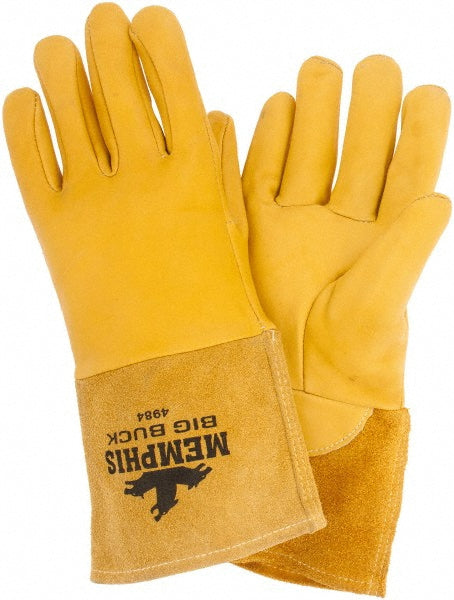 Large Leather; Synthetic Leather Gloves - MCR Safety 4984M