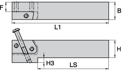 Indexable Grooving - Kennametal 1600246