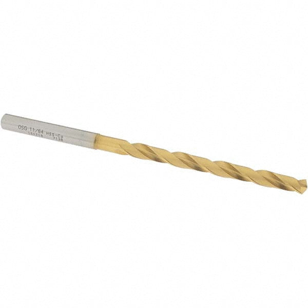 11/64" Cobalt Drill Bit, TiN, 130° point - OSG 15171905