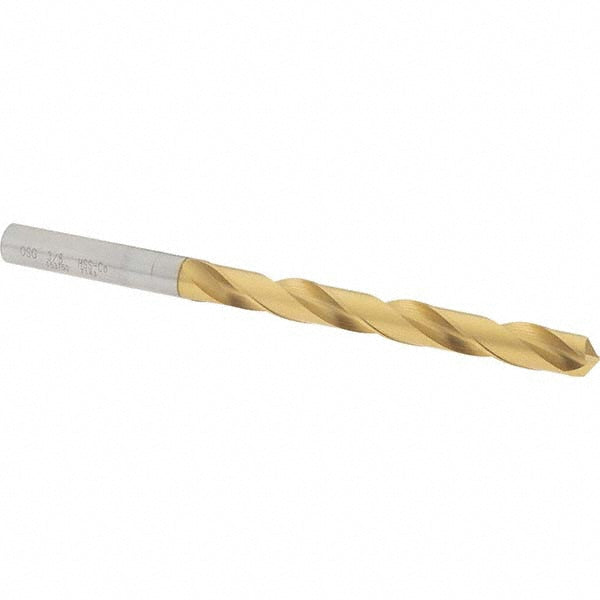 3/8" Cobalt Drill Bit, TiN, 130° point - OSG 15375005