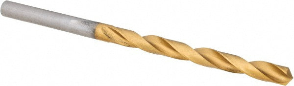 3/16" High Speed Steel Drill Bit, TiN, 118° point - Guhring 9006510047600