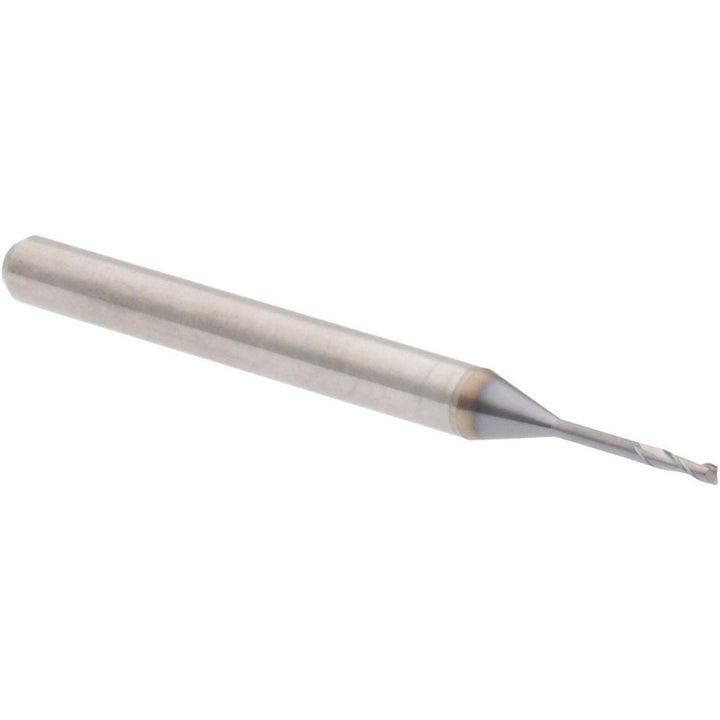 0.0350" 2-Flute Solid Carbide Square End Mill, AlTiN - Accupro 14797104