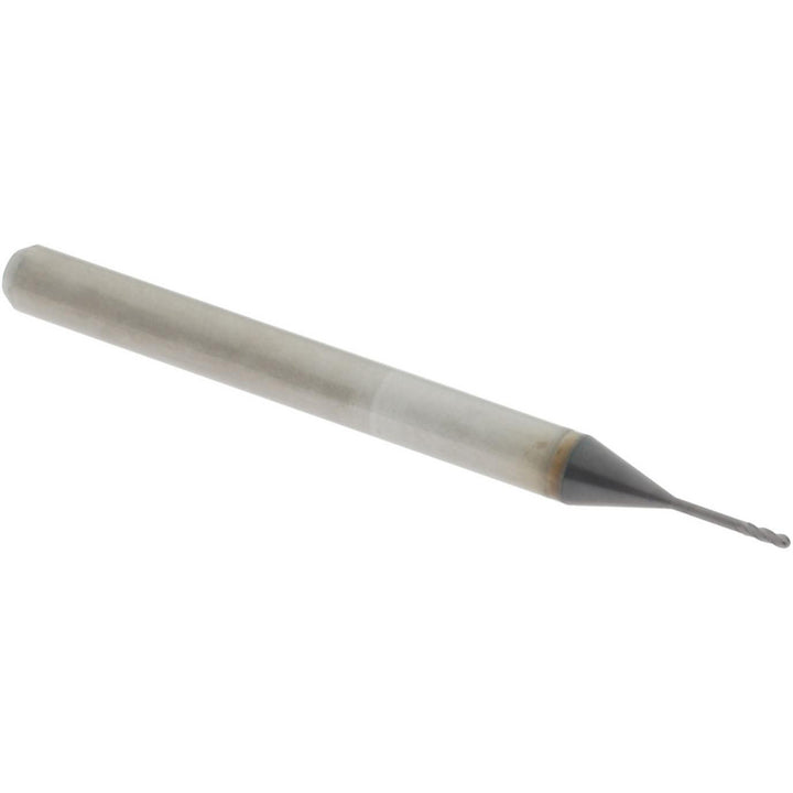 0.0250" 4-Flute Solid Carbide Ball End Mill, AlTiN - Accupro 14797496
