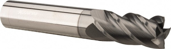 1/4" 4-Flute Solid Carbide Square End Mill, nACRo - Accupro 12179033
