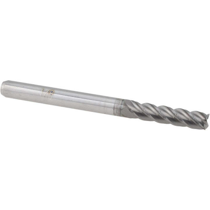 1/8" 4-Flute Solid Carbide Square End Mill, nACRo - Accupro 12178963