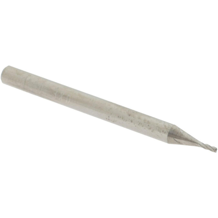 0.0350" 4-Flute Solid Carbide Corner Radius End Mill, AlTiN - Accupro 12463337