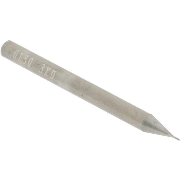 0.0150" 4-Flute Solid Carbide Corner Radius End Mill, AlTiN - Accupro 14796286