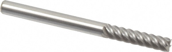 1/8" 6-Flute Solid Carbide Square End Mill - Accupro 12177397