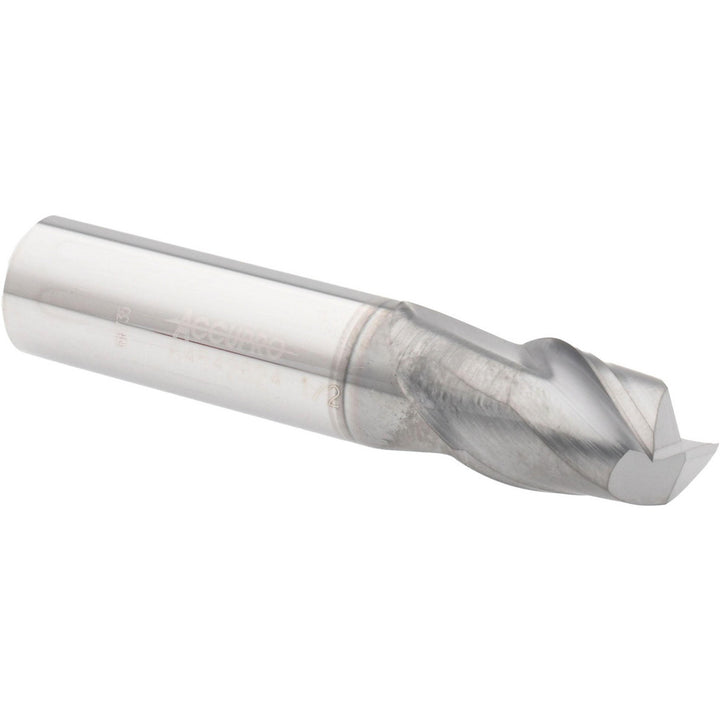 1/2" 2-Flute Solid Carbide Square End Mill, nACRo - Accupro 12178802
