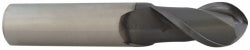 0.0850" 3-Flute Solid Carbide Ball End Mill - Accupro 14797485