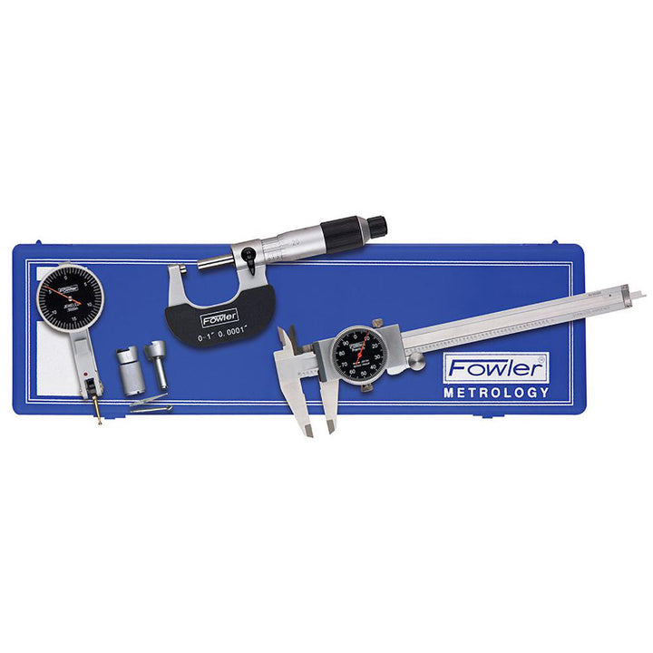 0.0300" 9-Piece Dial Indicator, 0.000500" grad - Fowler 52-229-770-0