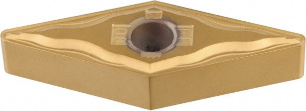 V - Diamond (Rhombic) 35-Deg 3/8" IC Cermet Insert, Grade KT315, TiN - Kennametal 1601953