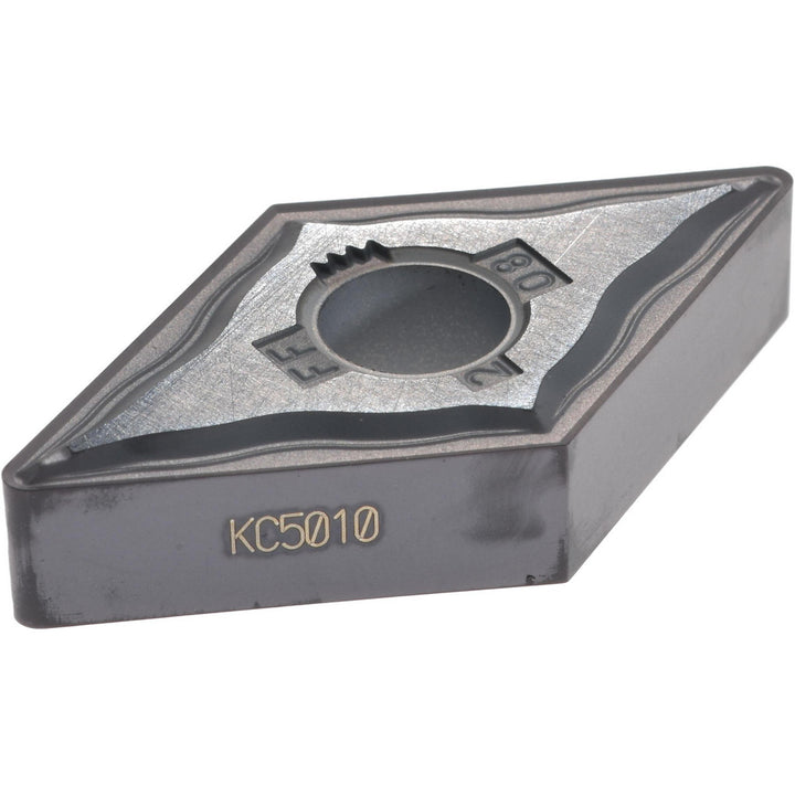 D - Diamond (Rhombic) 55-Deg 1/2" IC Carbide Insert, Grade KC5010, TiAlN - Kennametal 1604706