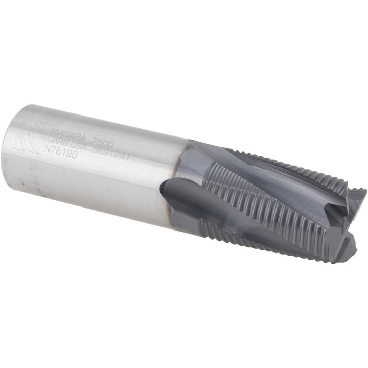 0.75" 4-Flute Solid Carbide Roughing End Mill, AlTiN - Seco 17004674
