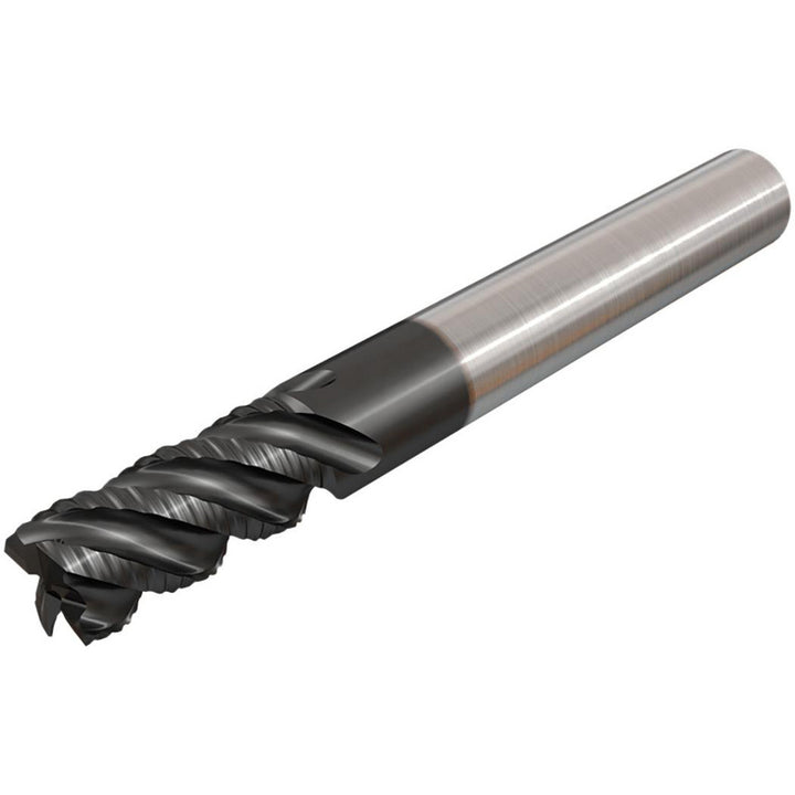 0.2500" 4-Flute Solid Carbide Roughing End Mill, TiAlN - Iscar 5621691
