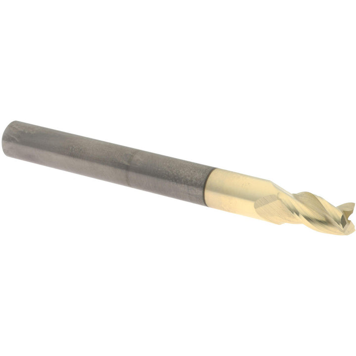 7/32" 3-Flute Solid Carbide Square End Mill, ZrN - Accupro 314545