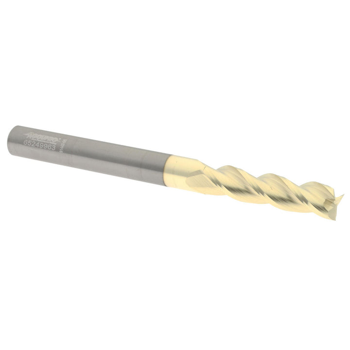 5/16" 3-Flute Solid Carbide Square End Mill, ZrN - Accupro 314681