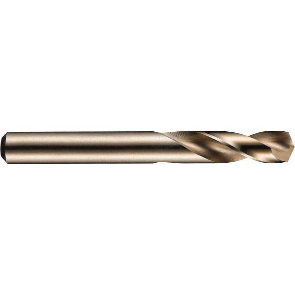 0.4134" Cobalt Stub Drill Bit, Straw, 135° point - Dormer Pramet 5967860