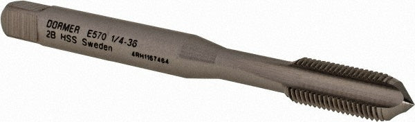 1/4-36 UN High-Speed Steel Machine Tap - Dormer Pramet 5977460
