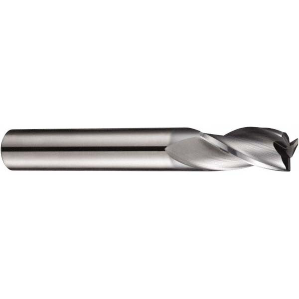 3-Flute Solid Carbide Keyway End Mill, AlCrN - Dormer Pramet 5983619