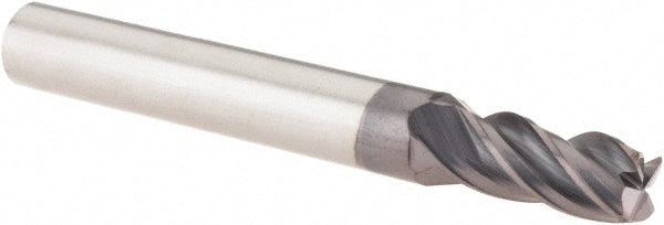 9/32in" 4-Flute Solid Carbide Corner Radius End Mill, ALtima - M.A. Ford. 17728104A