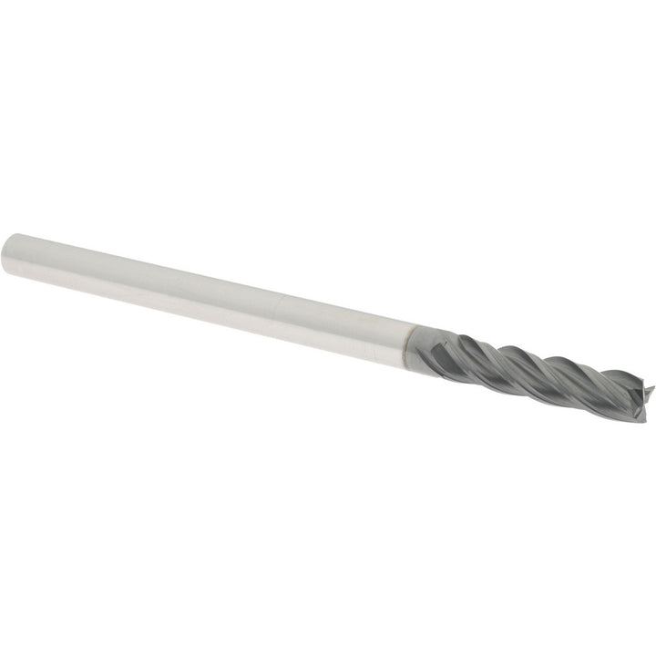 3/16" 4-Flute Solid Carbide Square End Mill, AlTiN - Accupro 95168271