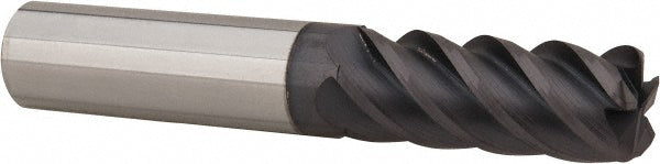 1/2" 5-Flute Solid Carbide Corner Radius End Mill, AlTiN - Accupro 95168412