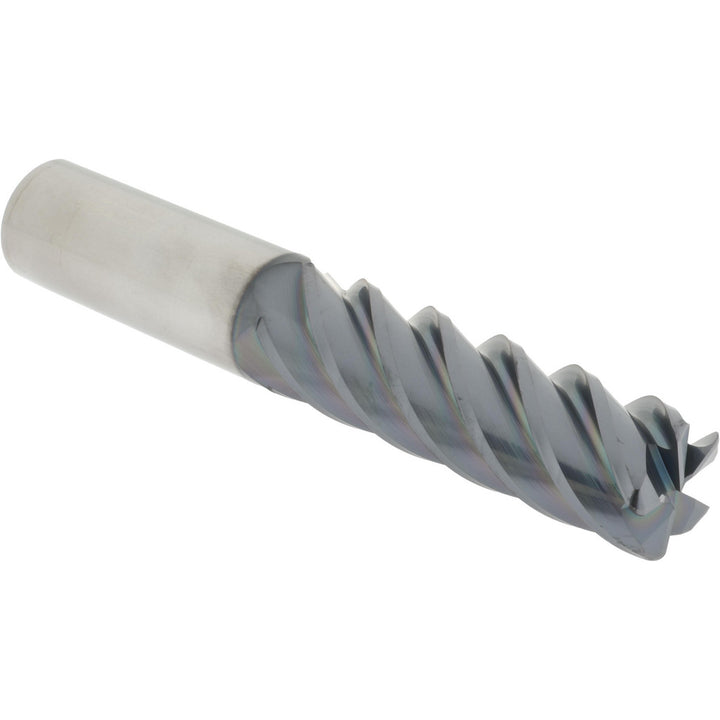 1" 5-Flute Solid Carbide Corner Radius End Mill, AlTiN - Accupro 95168659