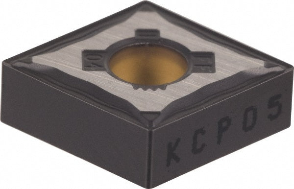 C - Diamond (Rhombic) 80-Deg 1/2" IC Carbide Insert, Grade KCP05, TiCN - Kennametal 3748366