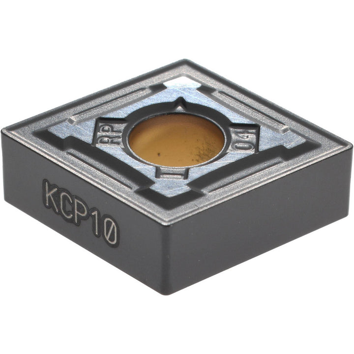 C - Diamond (Rhombic) 80-Deg 1/2" IC Carbide Insert, Grade KCP10, TiCN - Kennametal 3749259