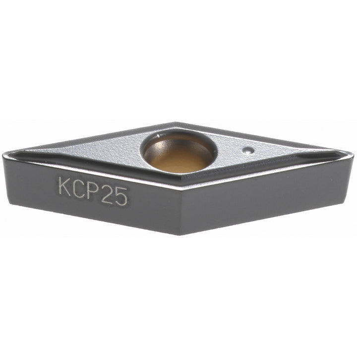 V - Diamond (Rhombic) 35-Deg 1/4" IC Carbide Insert, Grade KCP25, TiCN - Kennametal 3751607